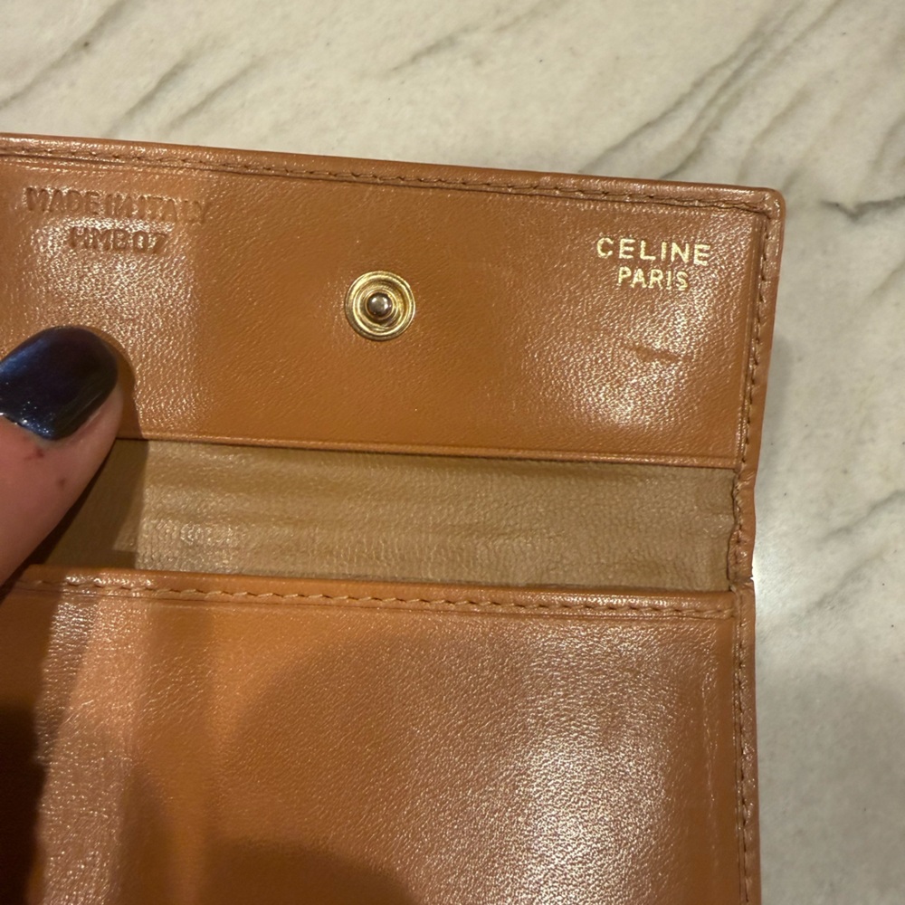 CELINE MACADAM BI-FOLD COMPACT WALLET VINTAGE - Picture 9 of 16